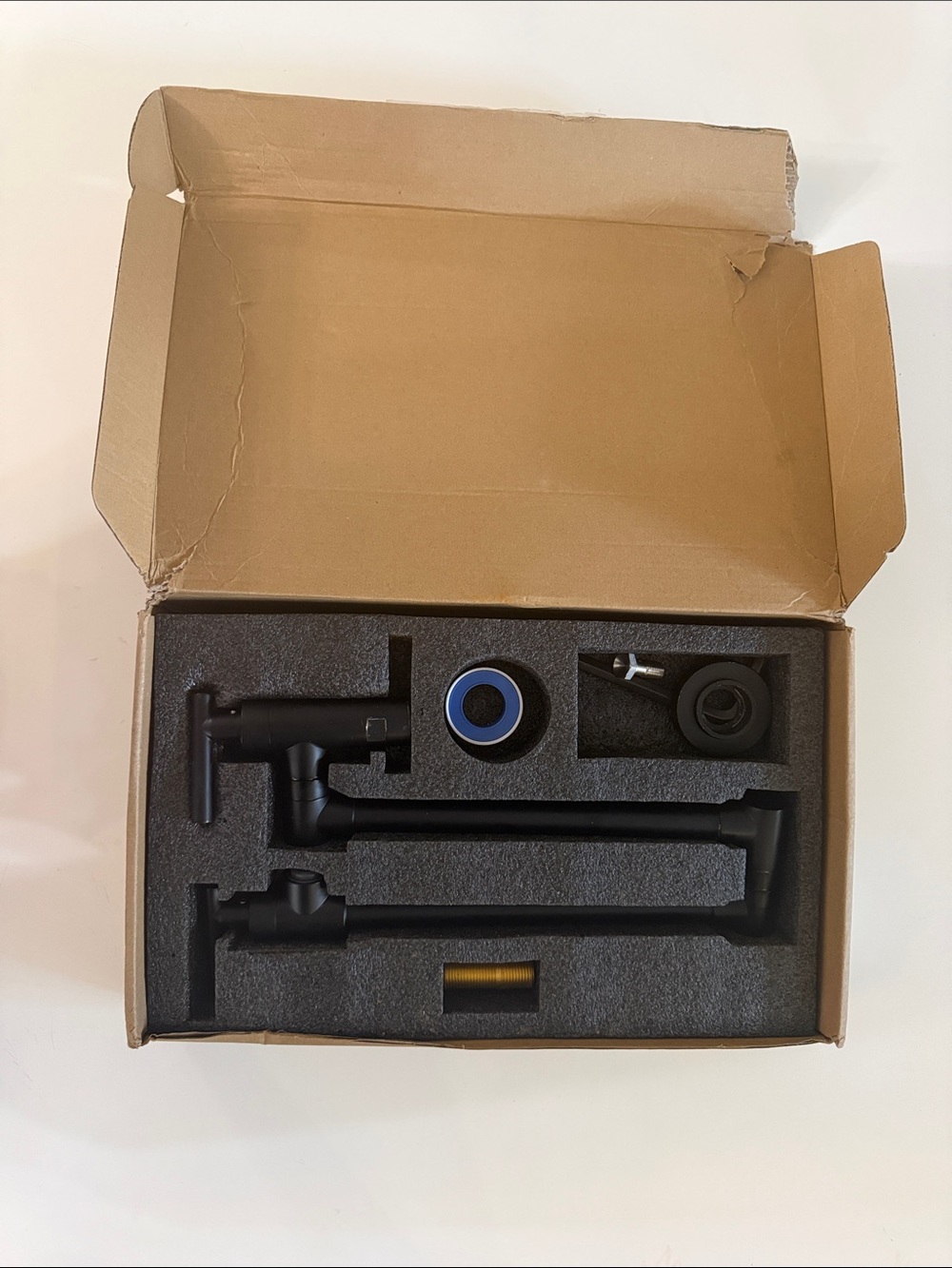 Matte Black Wall-Mount Pot Filler / Faucet